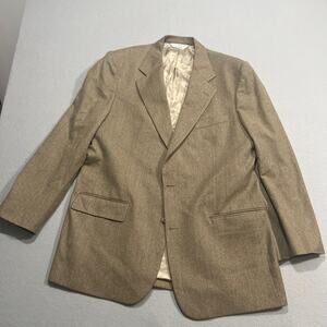 Joseph Abboud Blazer Coat Mens Tan Brown Suit Sports Coat